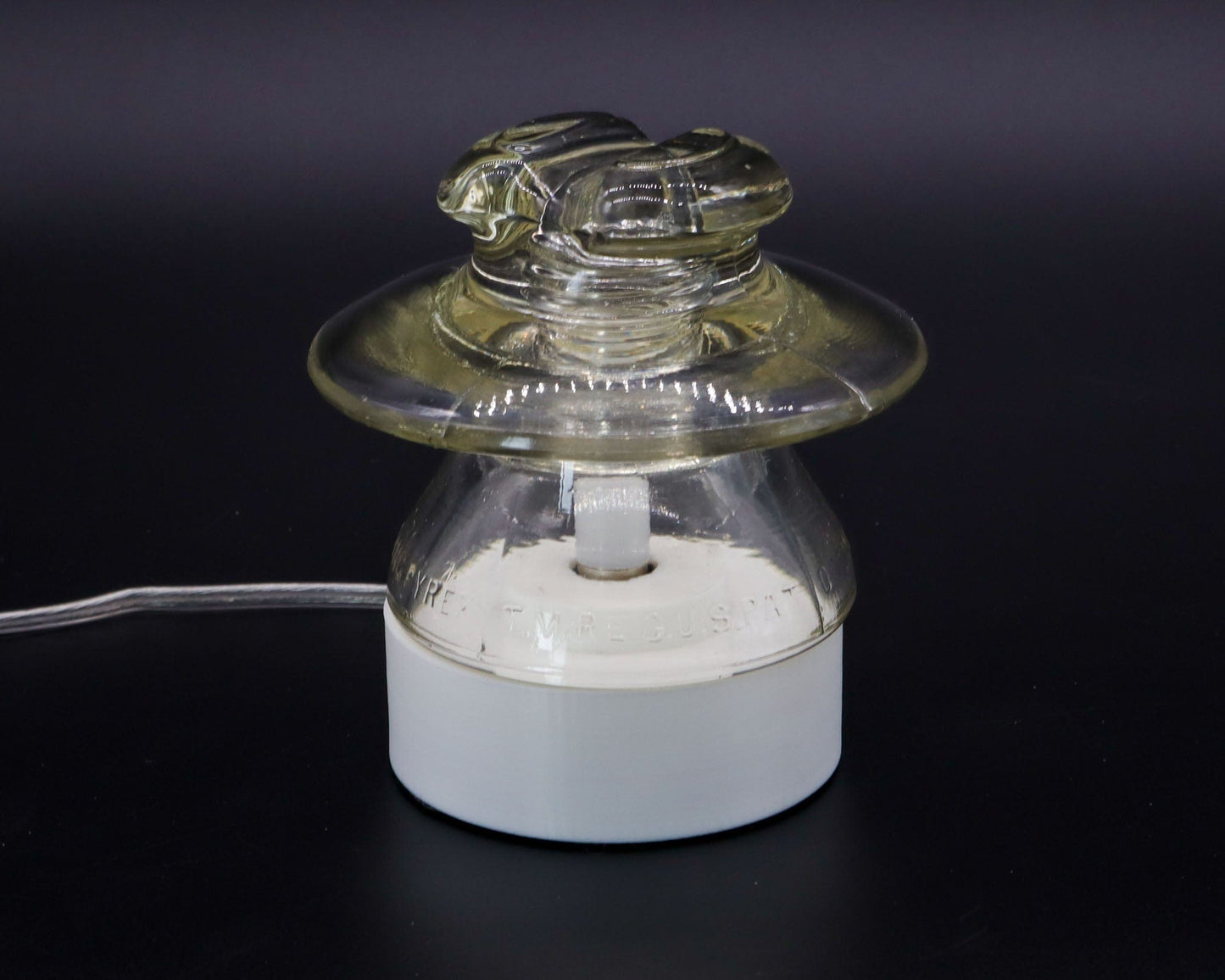 LightAndTimeArt Lamp base Lamp Base for CORNING PYREX CD320 Glass Insulators