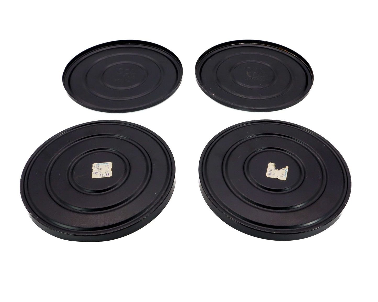 LightAndTimeArt Decor Vintage 8mm film reel can lot (2) - Home Theater Accessories