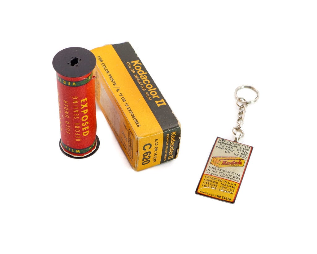 LightAndTimeArt Small Vintage Kodak 620 Roll Film Keychain, Unique Gifts for Him and Her, Photographer Gift #2