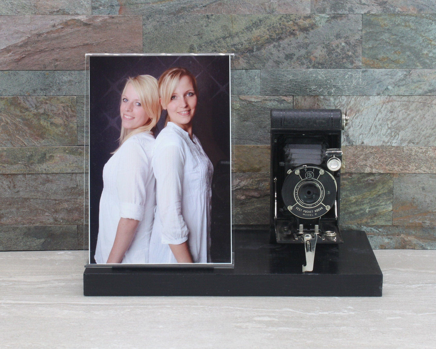 LightAndTimeArt Picture Frames Vintage Camera Picture Frame - Kodak Vest Pocket Model B Camera