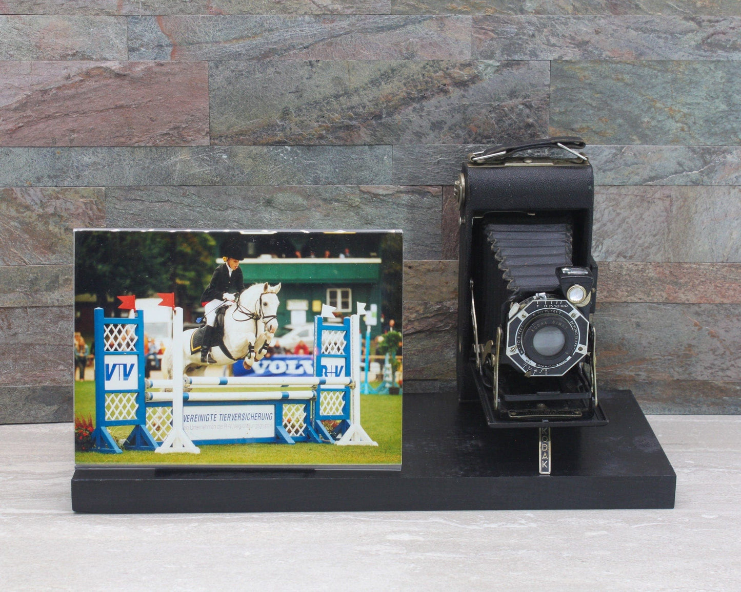 LightAndTimeArt Picture Frames Vintage Camera Picture Frame - Kodak Junior Six-20 Series II Camera