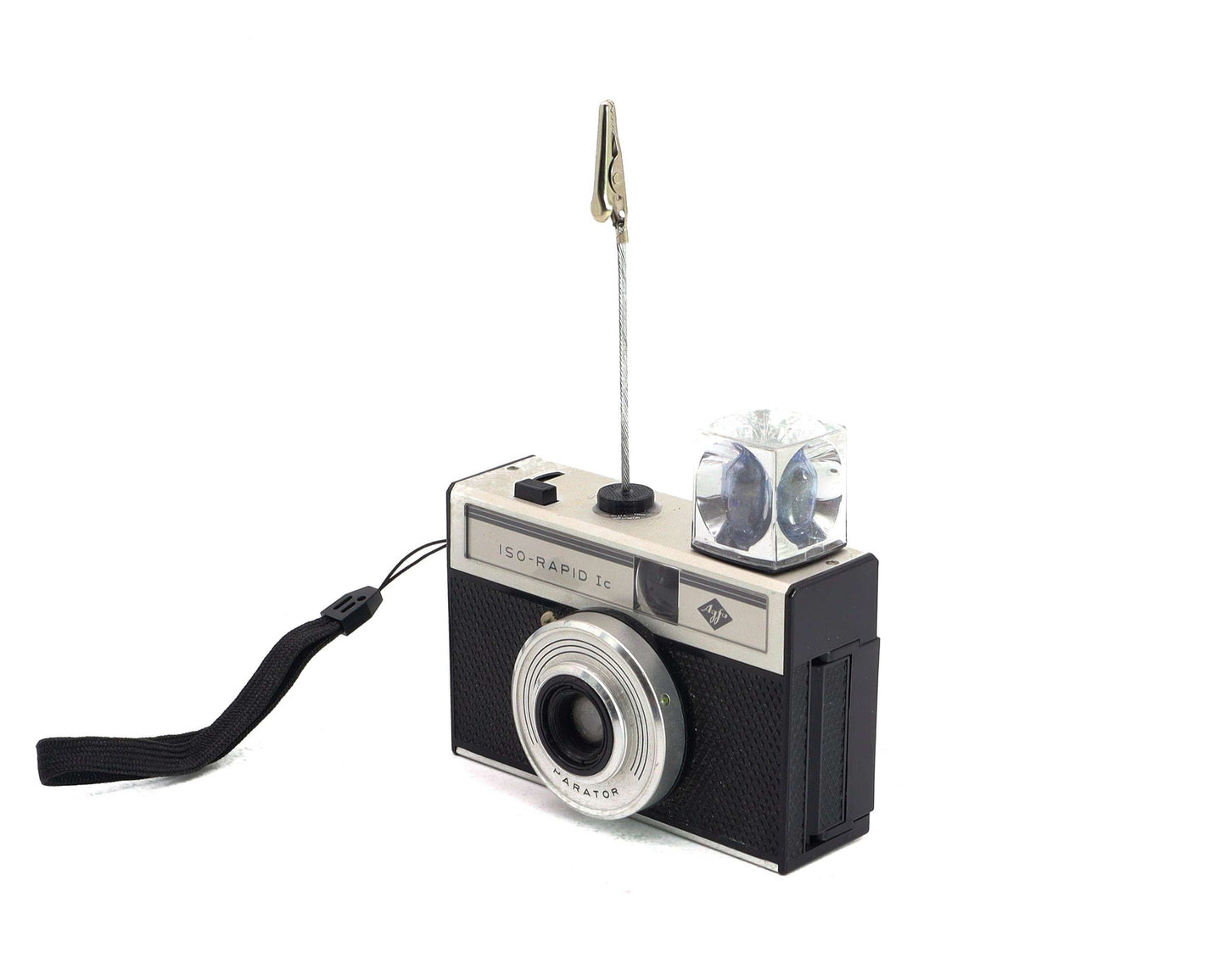 LightAndTimeArt Photo Holder Vintage Camera Photo Holder - Agfa Isoflash-Rapid C- travel-themed wedding décor