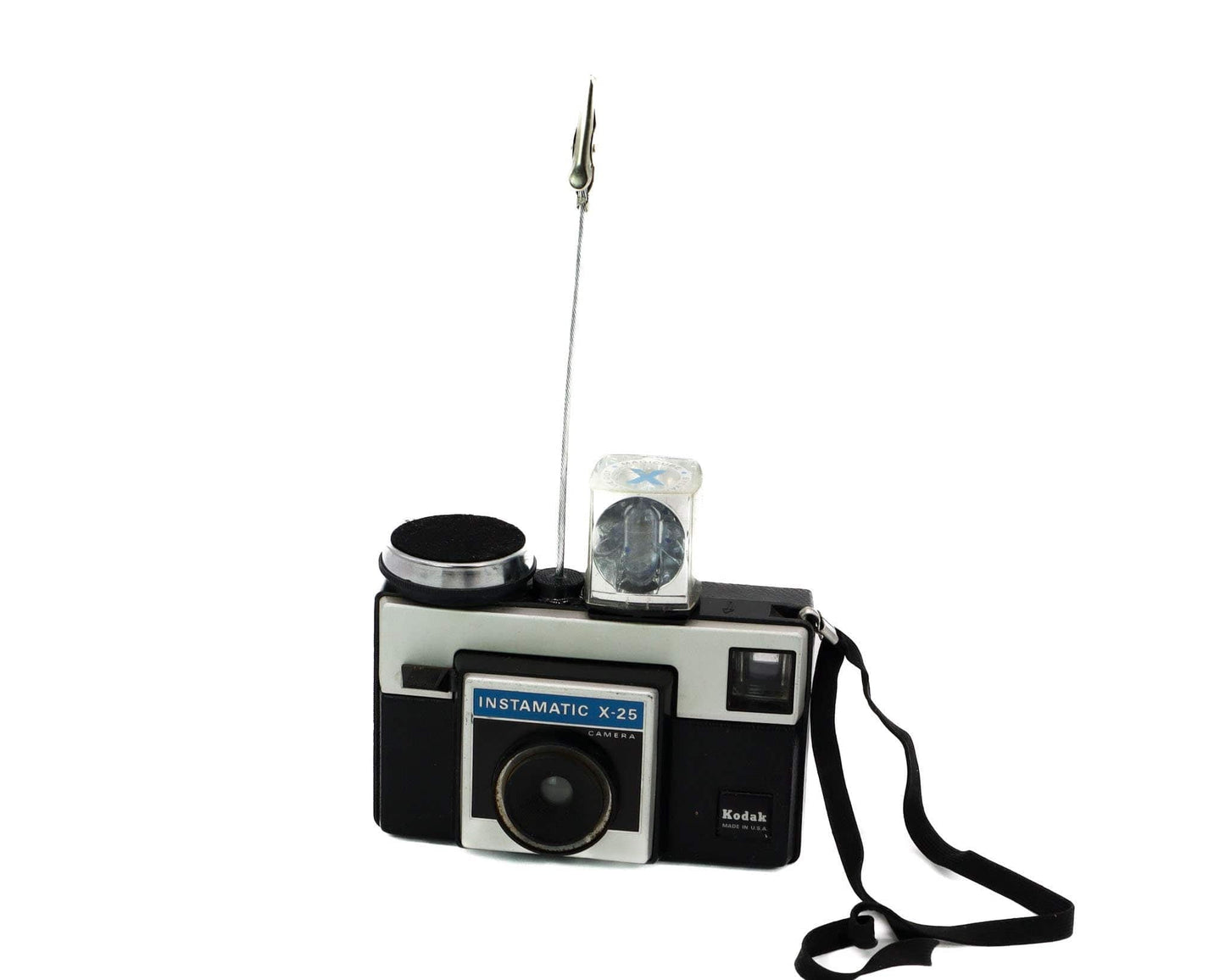 LightAndTimeArt Photo Holder Vintage Camera Photo Holder - Kodak Instamatic X-25 Camera - Wedding Name Card Holder, Photo Stand for Instax Film