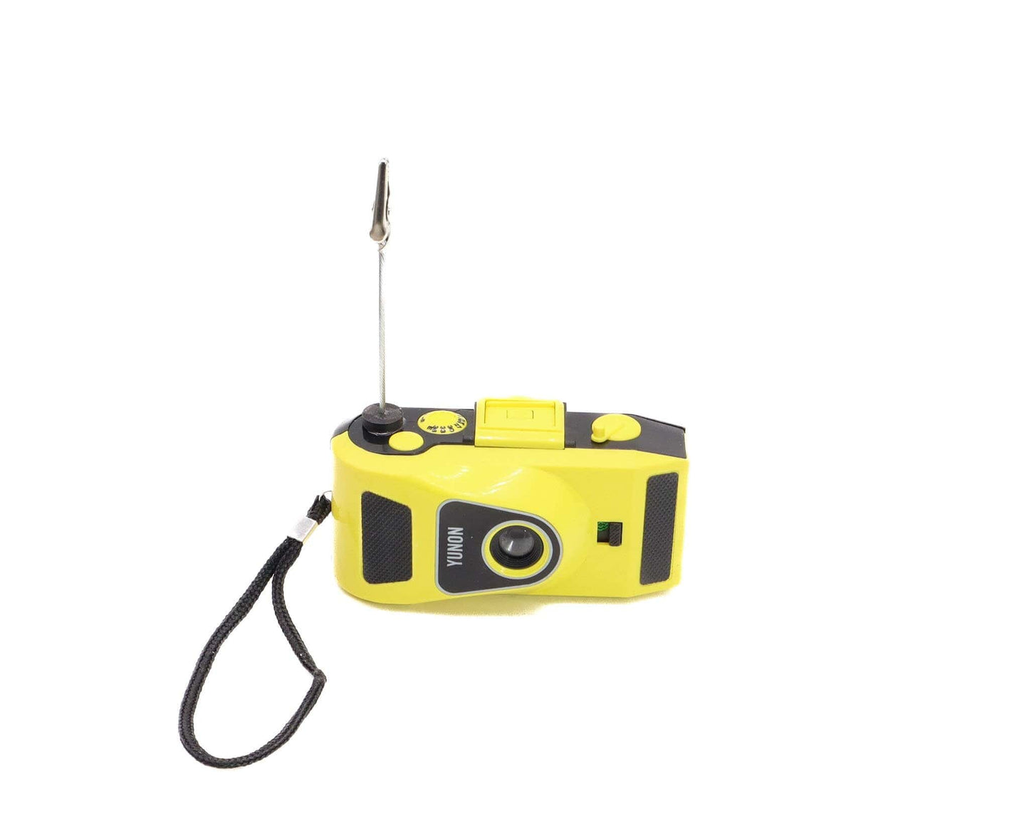 LightAndTimeArt Vintage Camera Photo Holder, Yellow 35mm Camera, Wedding Name Card Holder, Photo Stand for Instax Film, Memo Card Holder, Photo display