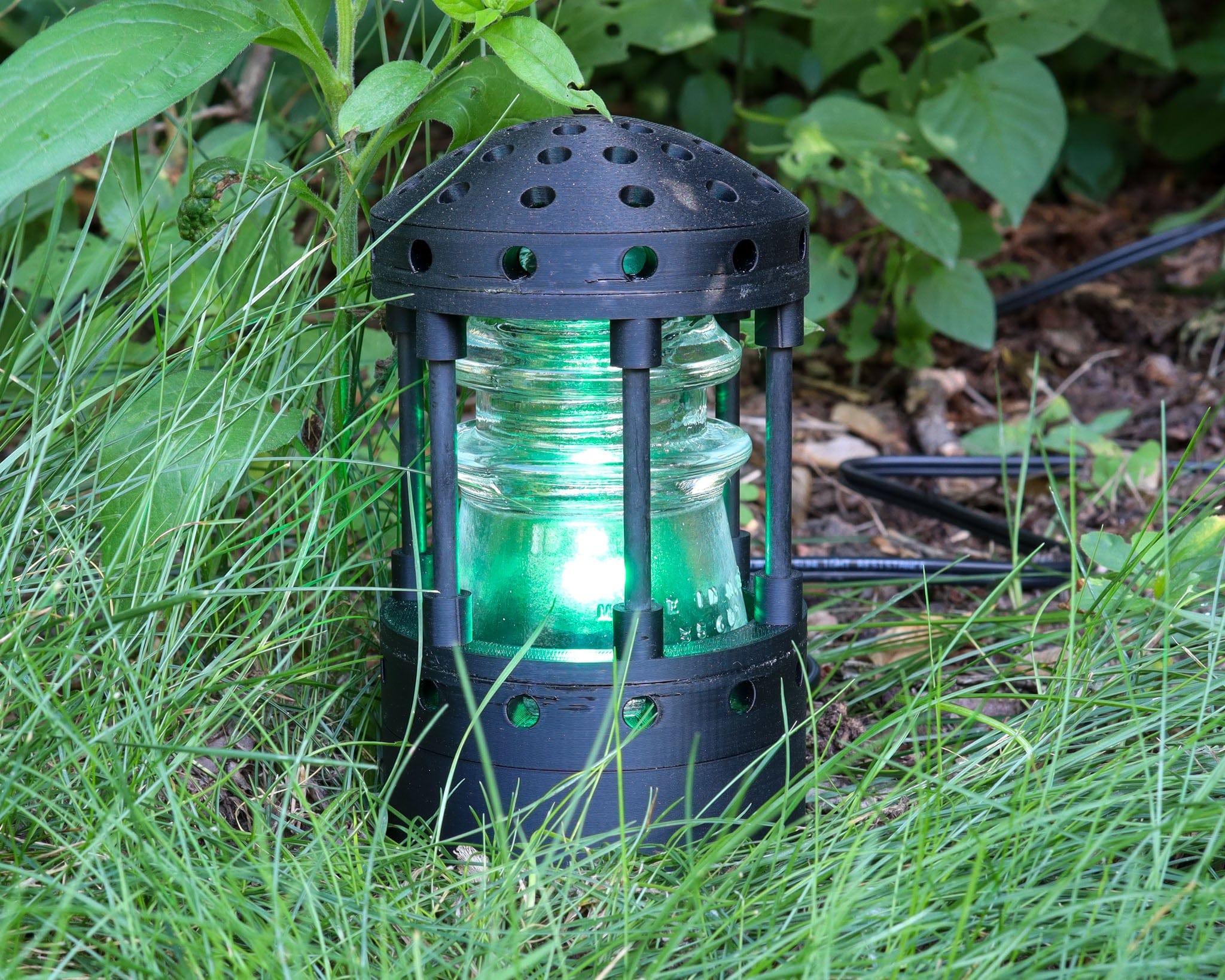 The Black Tower - Low Voltage LED Landscape Light,12V AC/DC Lamp with ...