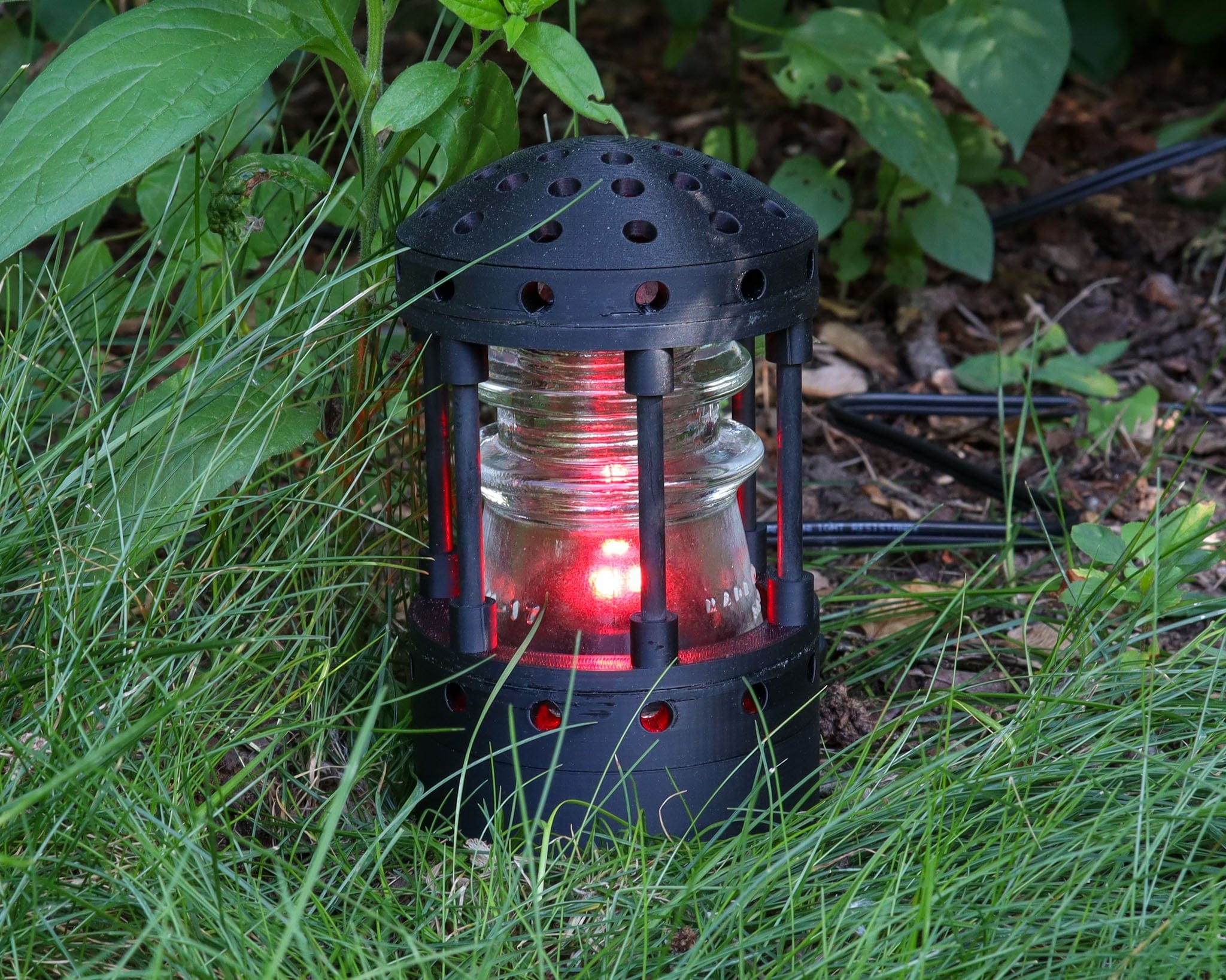 The Black Tower - Low Voltage LED Landscape Light,12V AC/DC Lamp with ...
