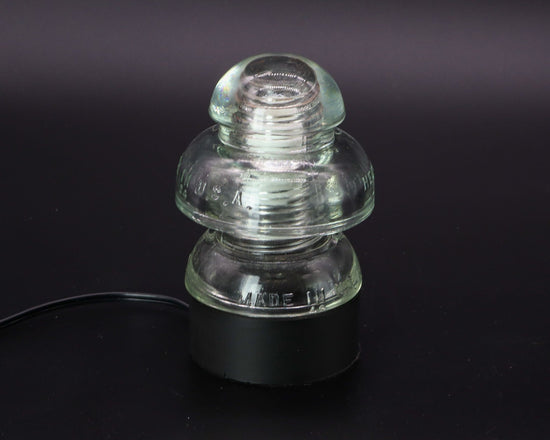 Lamp Base for Hemingray-50 Glass Insulators – LightAndTimeArt
