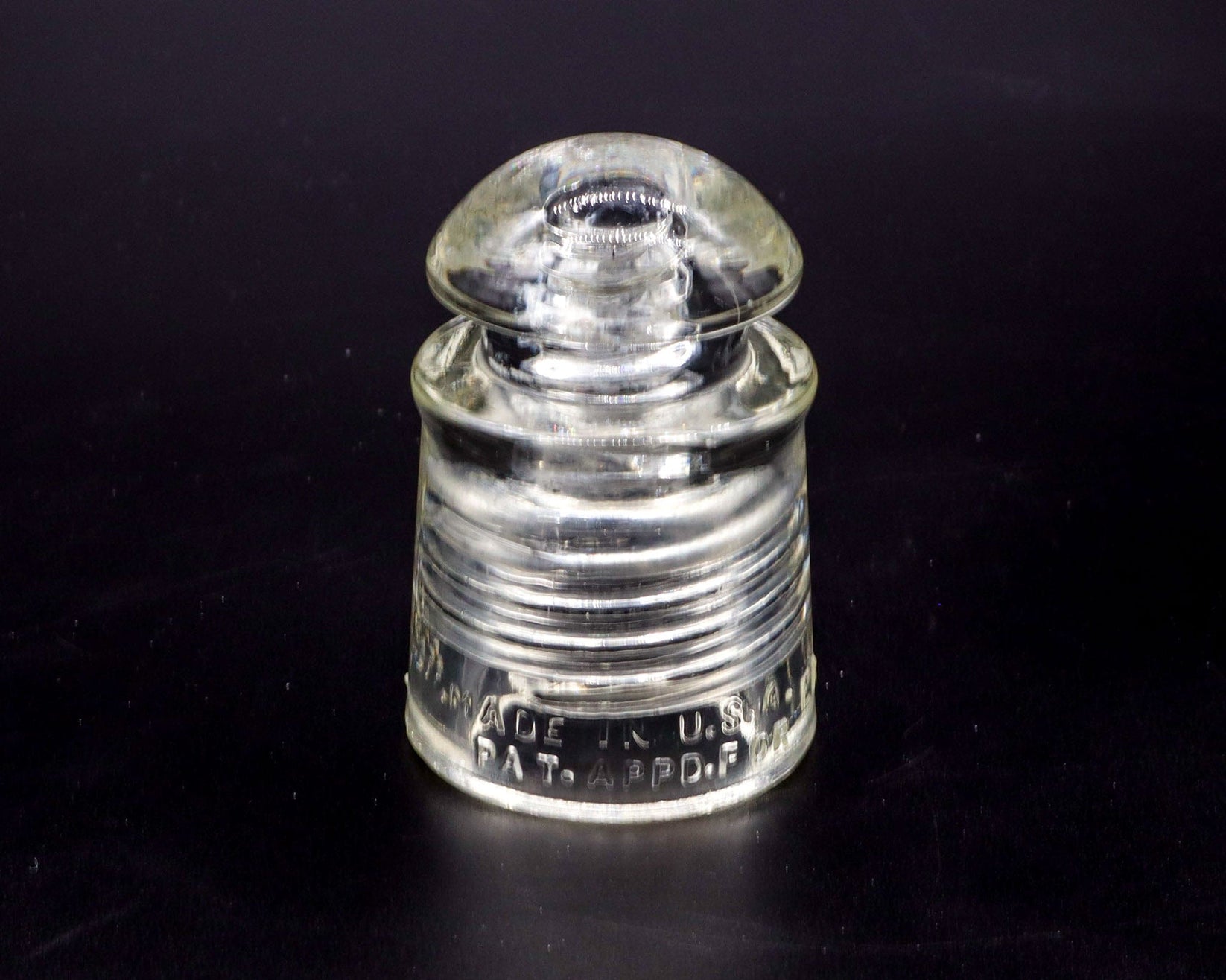 PYREX C17 Clear Vintage Glass Insulator LightAndTimeArt