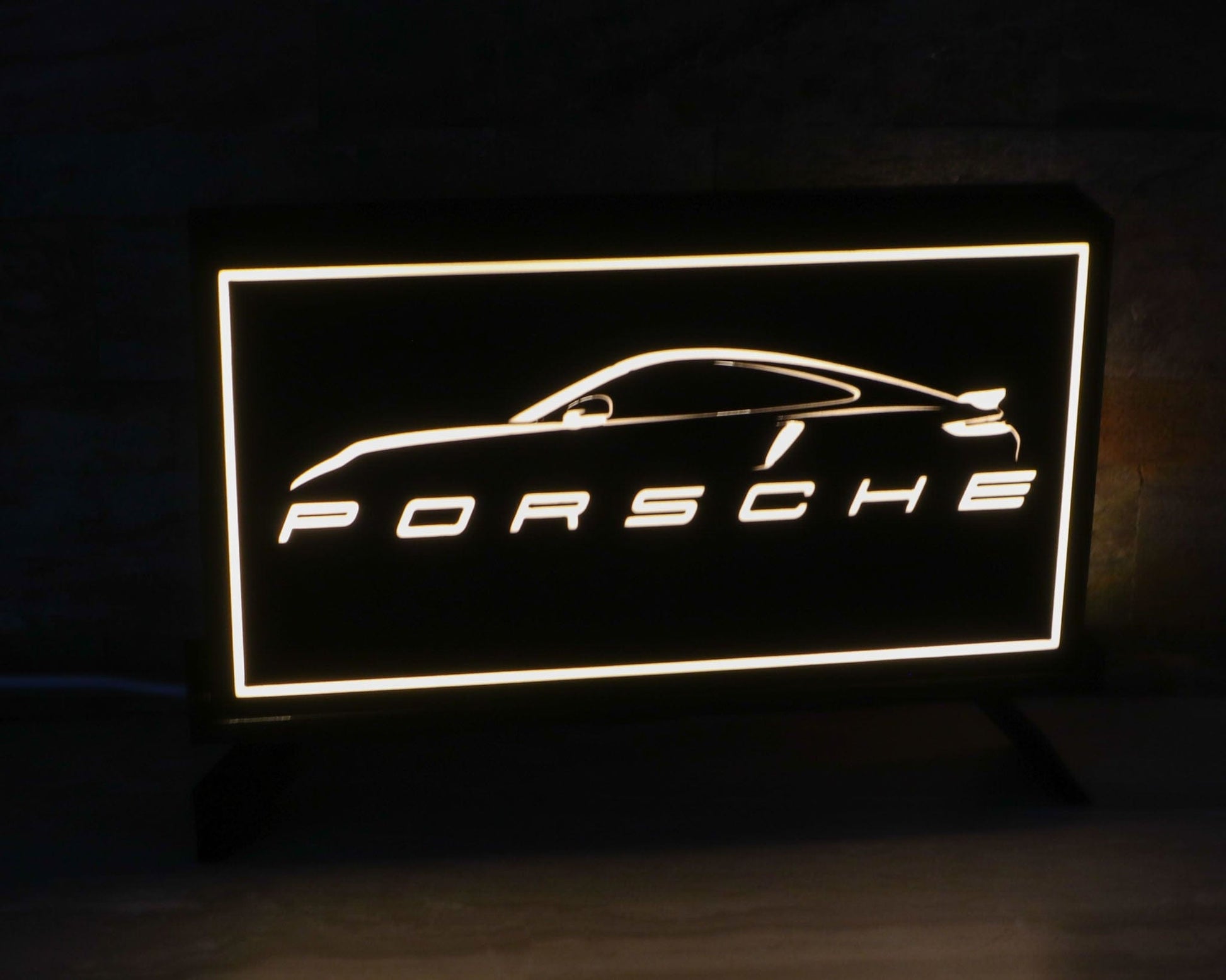 LightAndTimeArt Illuminate Your Passion: Porsche 911 Themed Lightbox by LightAndTimeArt