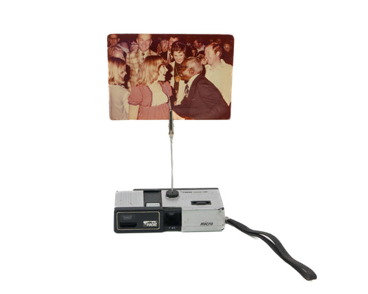 LightAndTimeArt Photo Holder Vintage Camera Photo Holder, Focal micro 110 Camera