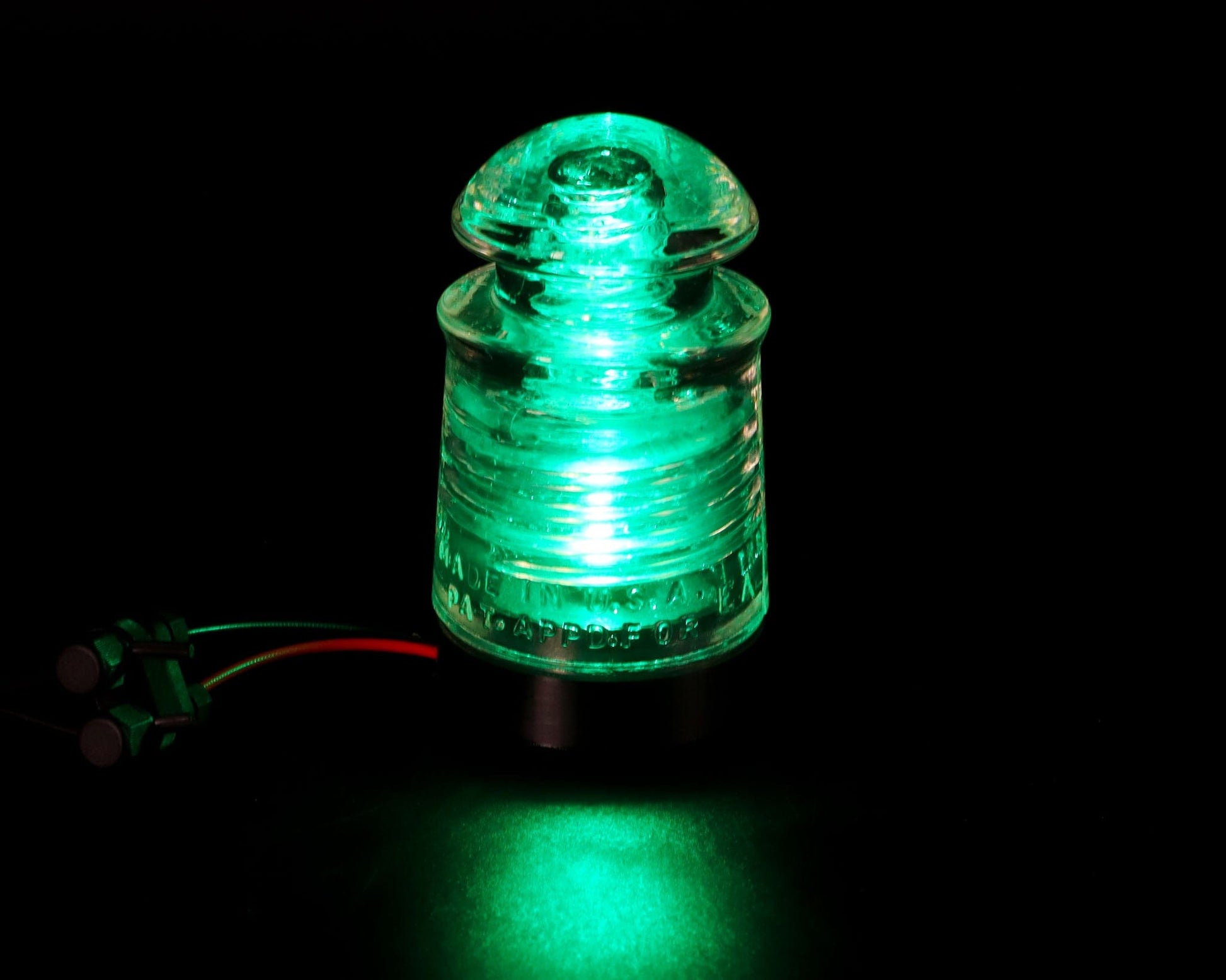 LightAndTimeArt Low voltage landscape light Low Voltage LED Landscape Light,12V Lamp Base for "PYREX C17" Glass Insulators