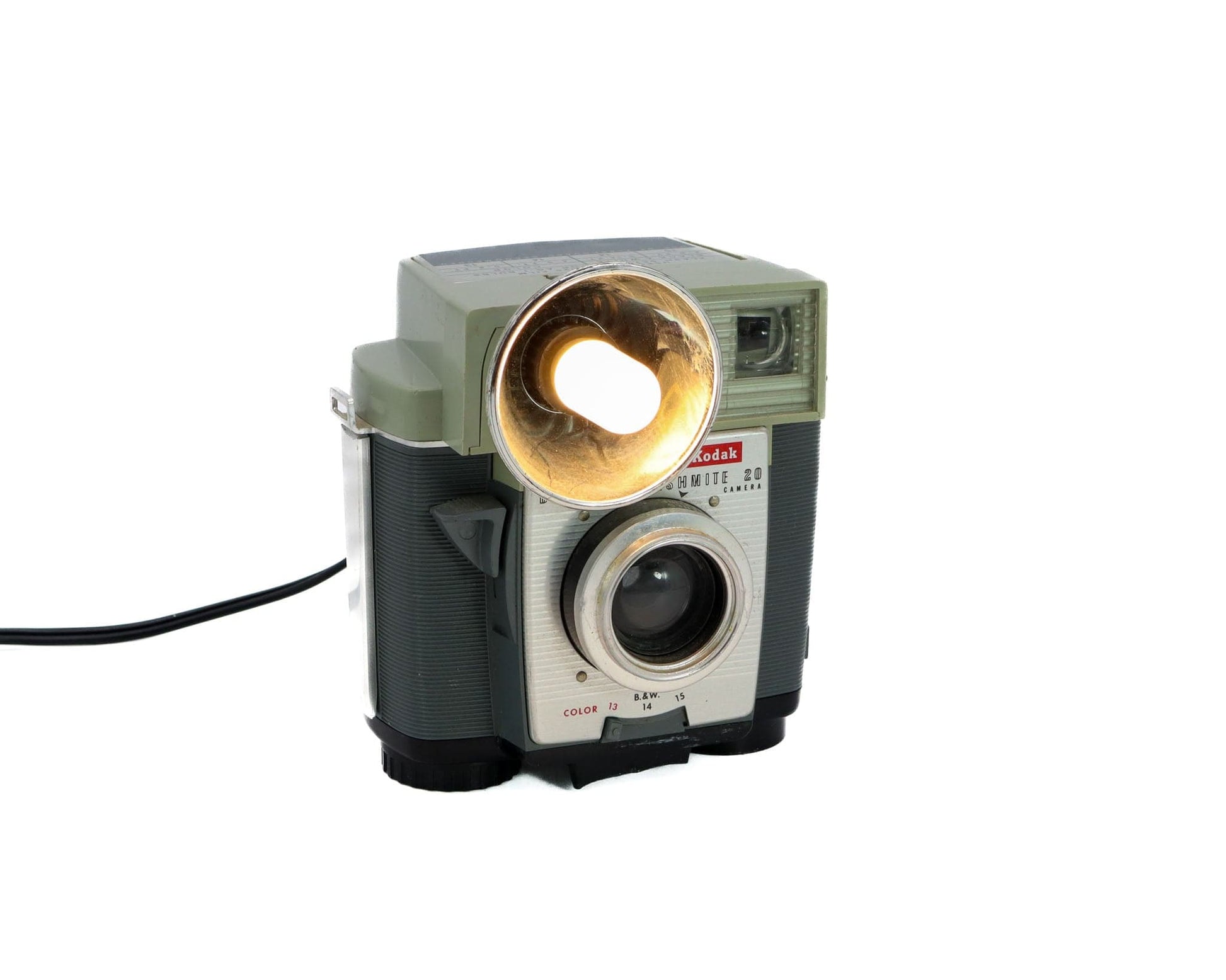 LightAndTimeArt Camera Lamp Vintage Desk Lamp - Kodak Brownie Flashmite 20 Vintage Camera