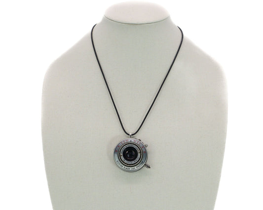 LightAndTimeArt Charms & Pendants Vintage Kodak Pony Camera Lens Pendant Necklace - Eco-friendly upcycled Statement Jewelry