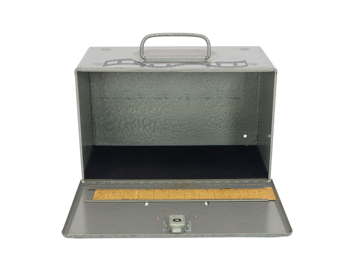 LightAndTimeArt Food Storage Containers Upcycled Vintage Brumberger 8mm Film Reel Case Candy Storage Box