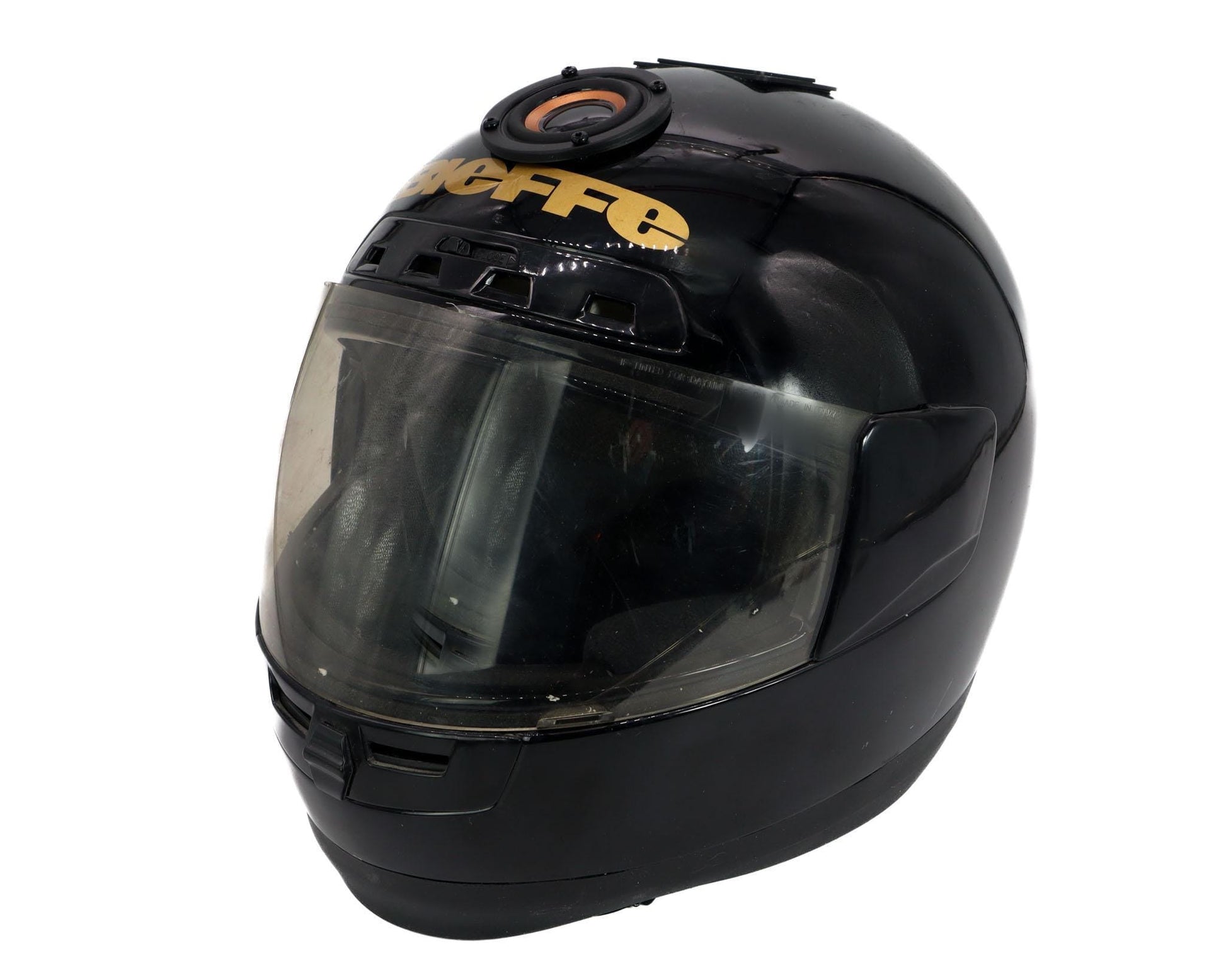 LightAndTimeArt Speakers Upcycled Motorcycle Helmet Bluetooth Speaker, Industrial Audio Decor, Man Cave Gift, Reclaimed Tech Art