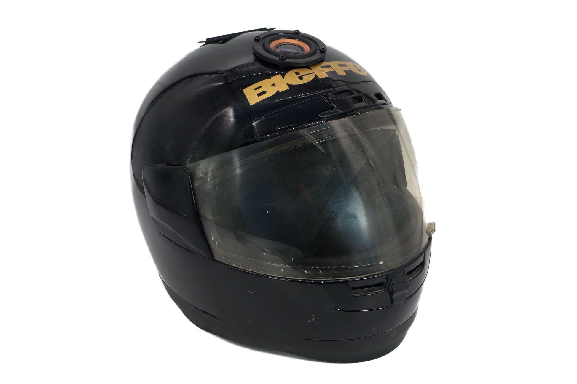 LightAndTimeArt Speakers Upcycled Motorcycle Helmet Bluetooth Speaker, Industrial Audio Decor, Man Cave Gift, Reclaimed Tech Art