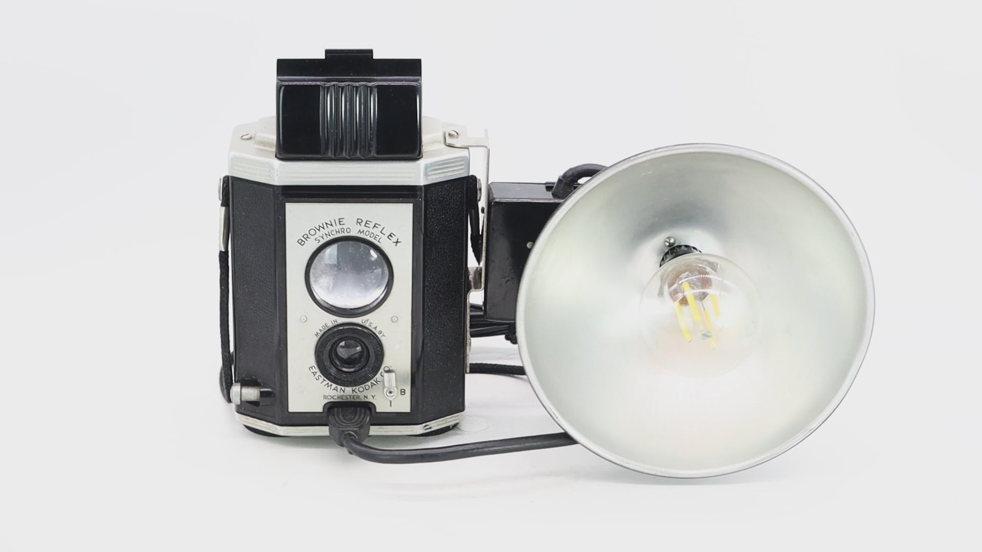 Vintage Kodak Brownie Reflex Synchro Camera Table Lamp