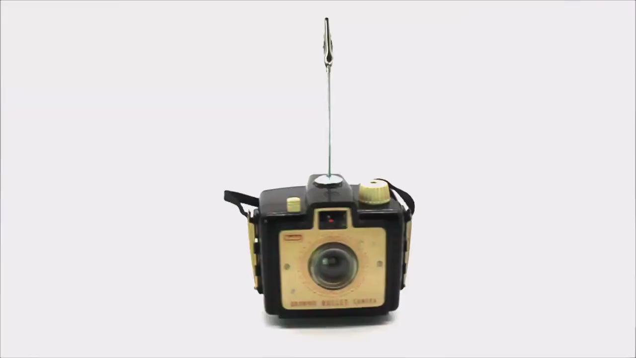 Vintage Camera Photo Holder - Kodak Brownie Bullet or Holiday Camera - travel-themed wedding décor