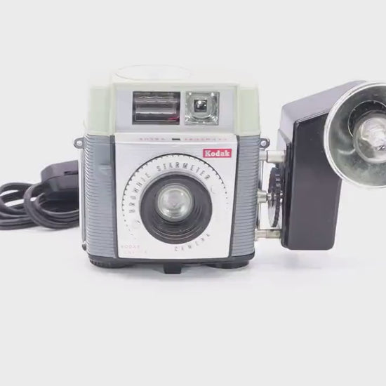 Small Accent Lamp - Vintage Kodak Brownie Starmeter Camera