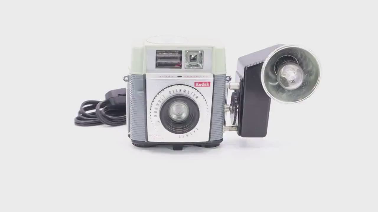 Small Accent Lamp - Vintage Kodak Brownie Starmeter Camera
