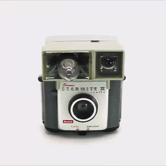 Old-fashioned Camera Nightlight - Kodak Brownie Starmite II/III, eco-friendly upcycled, handmade in USA, photographer gift, mid-century
