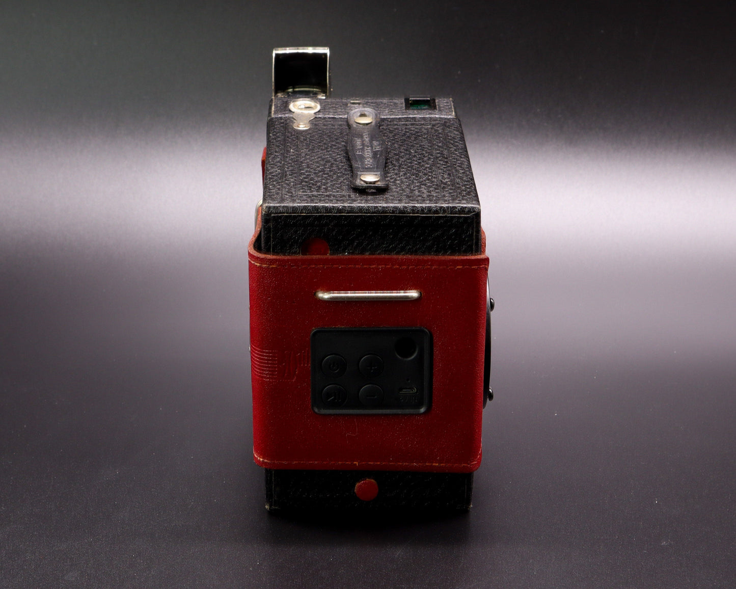LightAndTimeArt Steampunk Speaker "The Red Baron V" Steampunk Bluetooth Speaker, Gifts for Geeks, Electronic Audio gadget, signed & numbered artwork