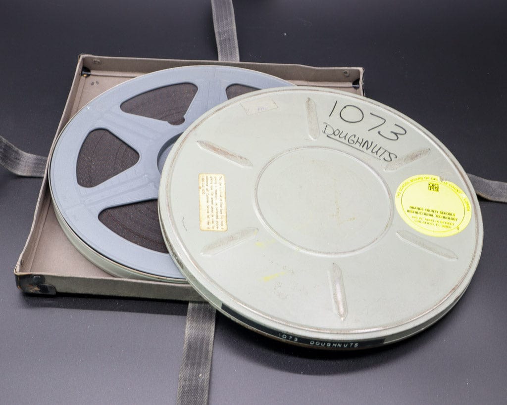  Movie Film Reel Art Deco, 16MM, 400FT Vintage, Set of 3 :  Electronics