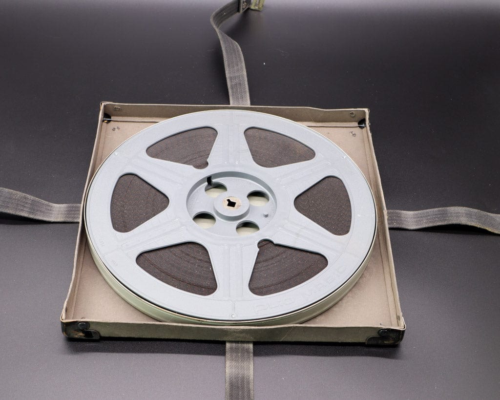 Vtg Film Reel Metal Storage Box for 7-inch Diameter Super 8, 8 Mm