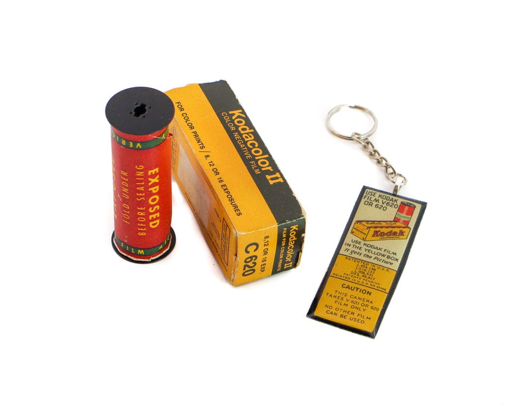 LightAndTimeArt Keychains Vintage Kodak 620 Roll Film Keychain