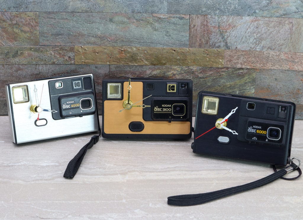 LightAndTimeArt Camera clocks Back to the 80s, Kodak Disc 4100, Lost in time, Camera Clock