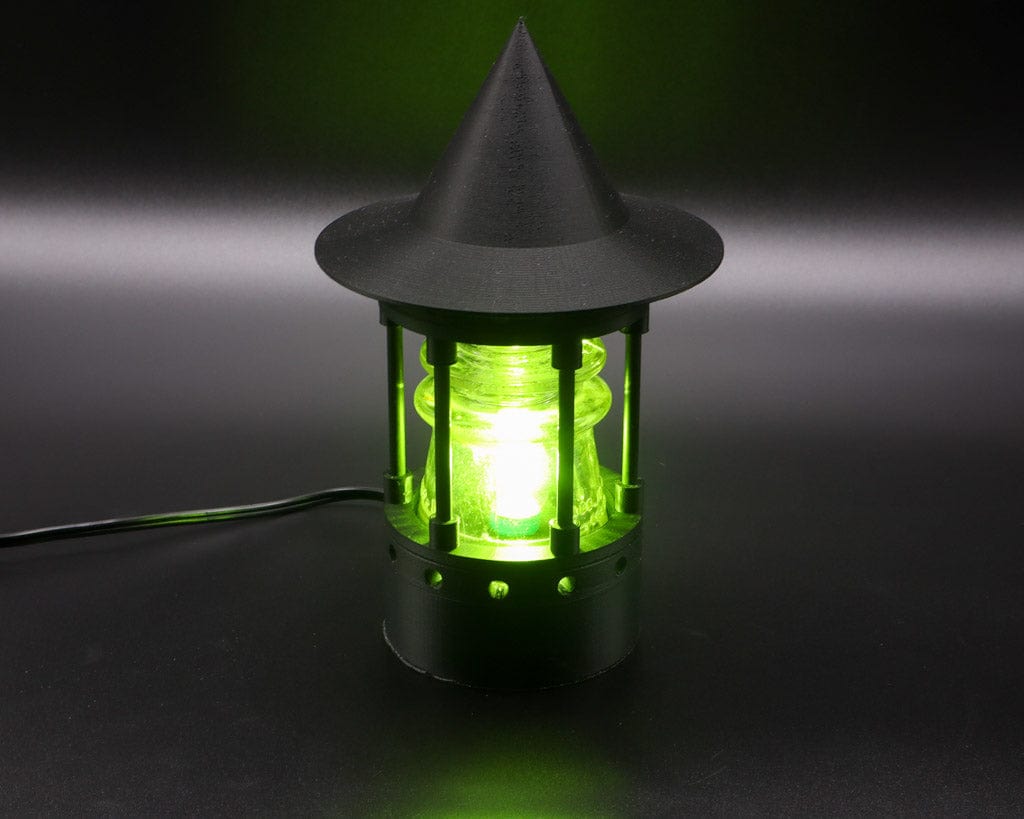 LightAndTimeArt Industrial lamp The Witch Tower - Insulator Lamp