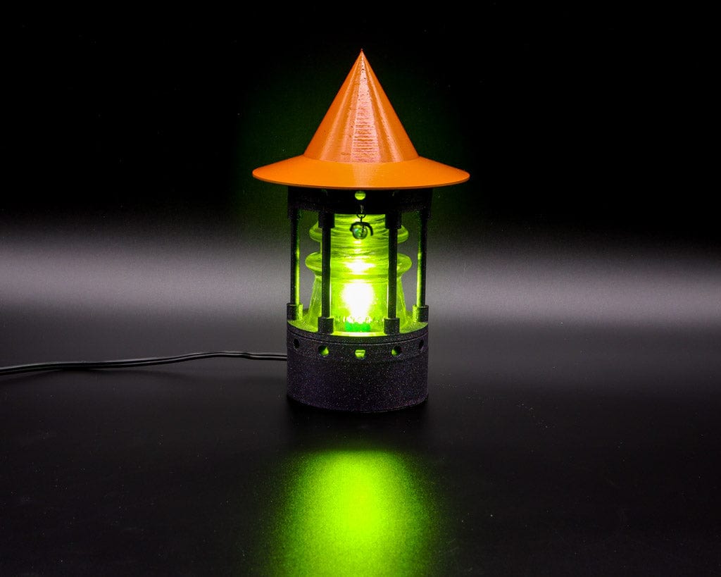 LightAndTimeArt Industrial lamp The Halloween Witch Tower - Insulator Lamp