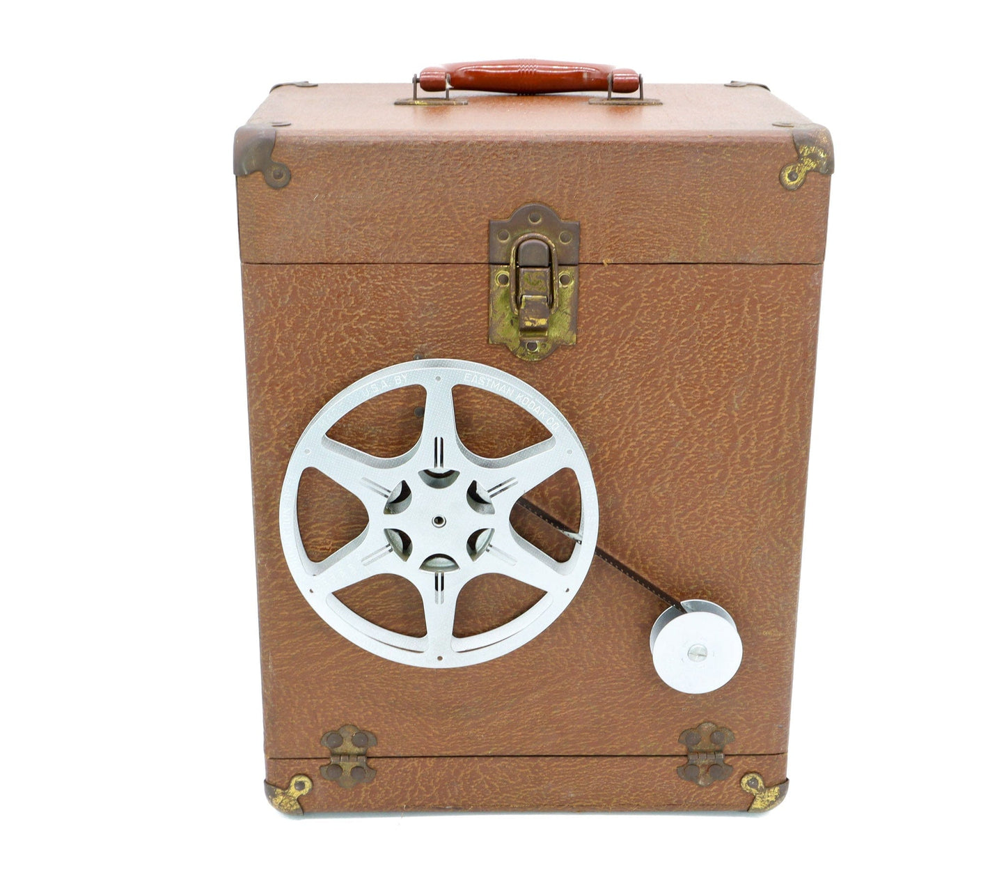 LightAndTimeArt Food Storage Containers Vintage Popcorn and Candy Storage Cabinet, Movie Room & Home Theater Décor, 1950 Keystone 8mm Projector Case