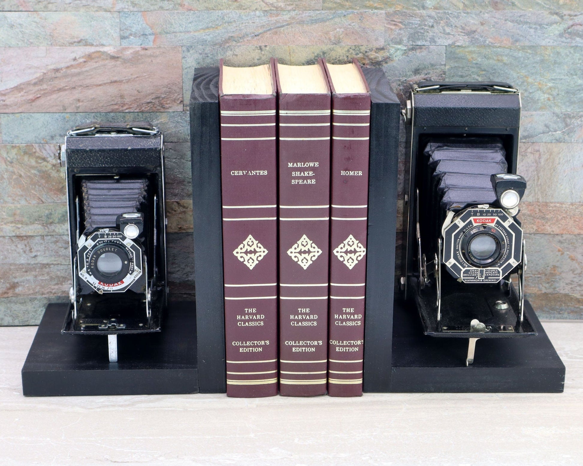 Vintage Art-Deco Folding Camera Bookends – LightAndTimeArt