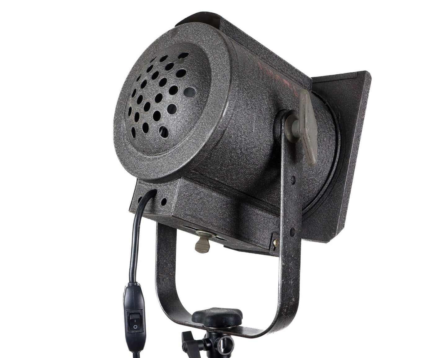 LightAndTimeArt Flood & Spot Lights Small, Dark Gray Stage light with Colored Lenses, Home Theater & Movie Room Decor
