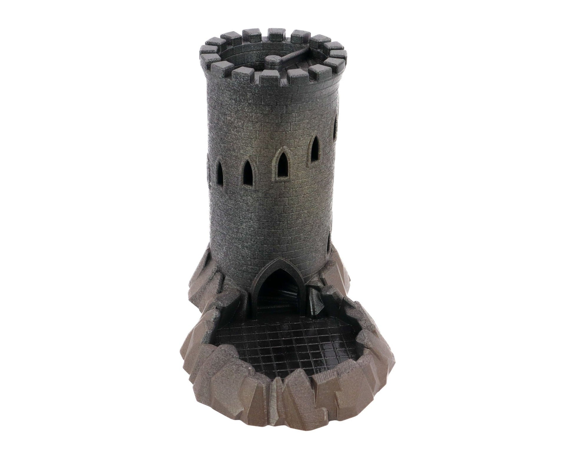 LightAndTimeArt Dice Tower Large Medieval Castle Dice Tower - 3D Board Game Accessory - Dungeons & Dragons and Dice Games