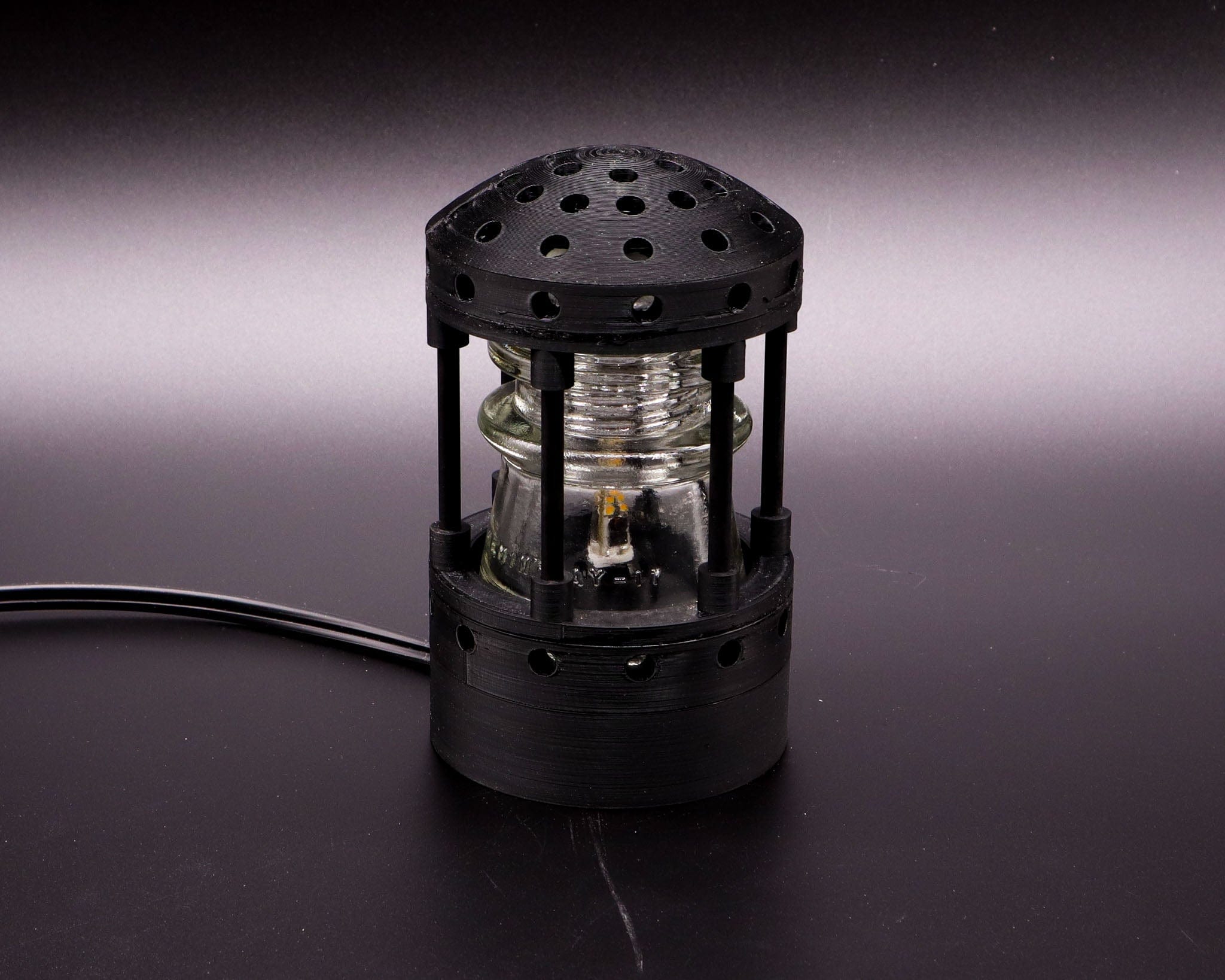 The Black Tower - Low Voltage LED Landscape Light,12V AC/DC Lamp with ...