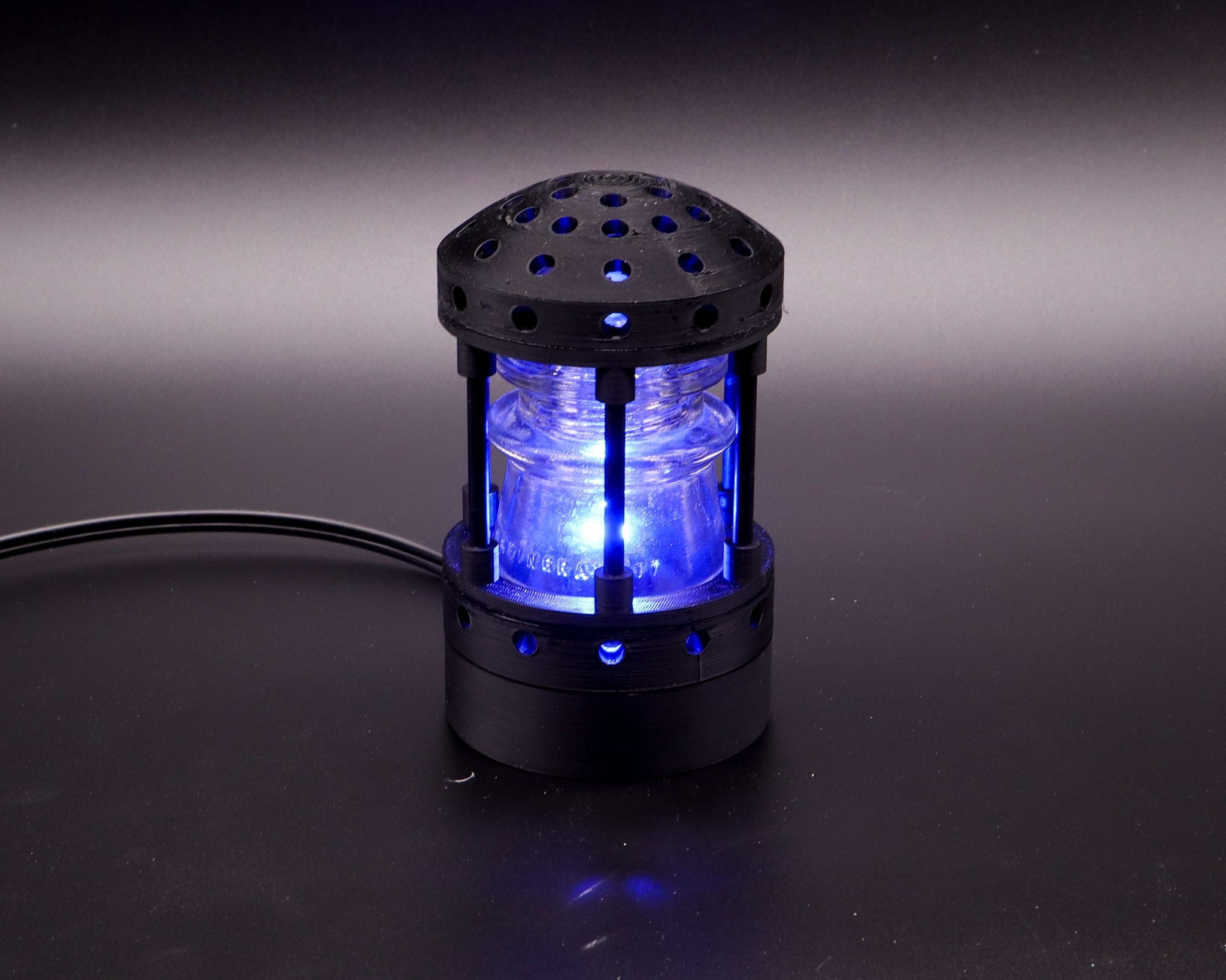 The Black Tower - Low Voltage LED Landscape Light,12V AC/DC Lamp with ...