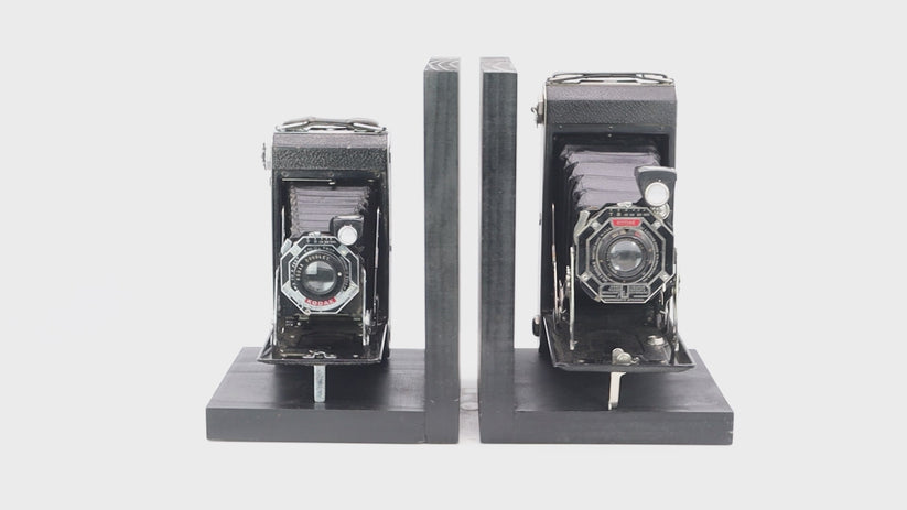 Vintage Art-Deco Folding Camera Bookends – LightAndTimeArt
