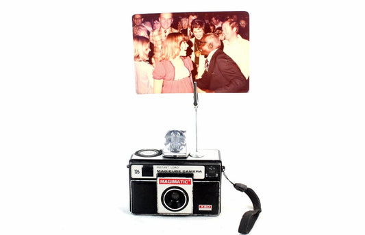 LightAndTimeArt Photo Holder Vintage Camera Photo Holder - Kodak Magimatic X50 Camera