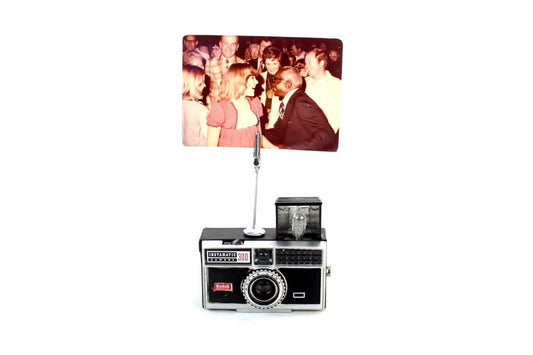 LightAndTimeArt Vintage Camera Photo Holder - Kodak Instamatic 300 Camera