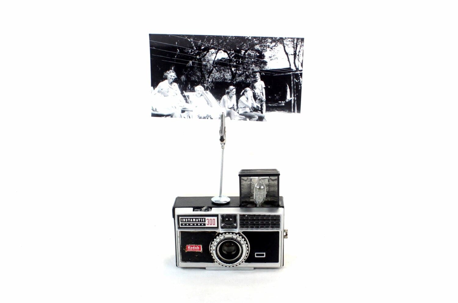 LightAndTimeArt Vintage Camera Photo Holder - Kodak Instamatic 300 Camera