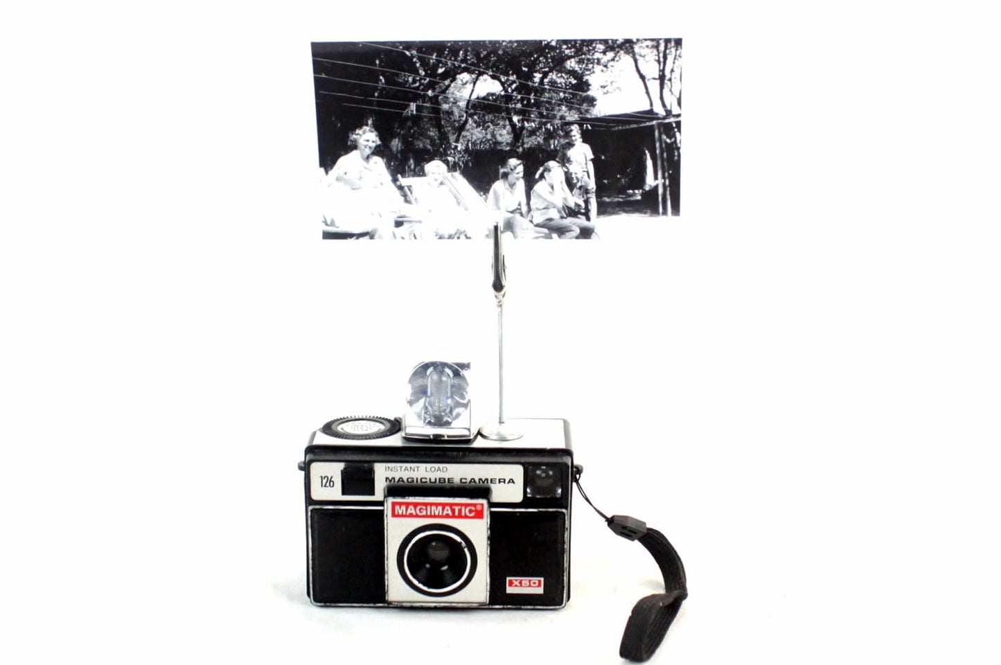 LightAndTimeArt Photo Holder Vintage Camera Photo Holder - Kodak Magimatic X50 Camera