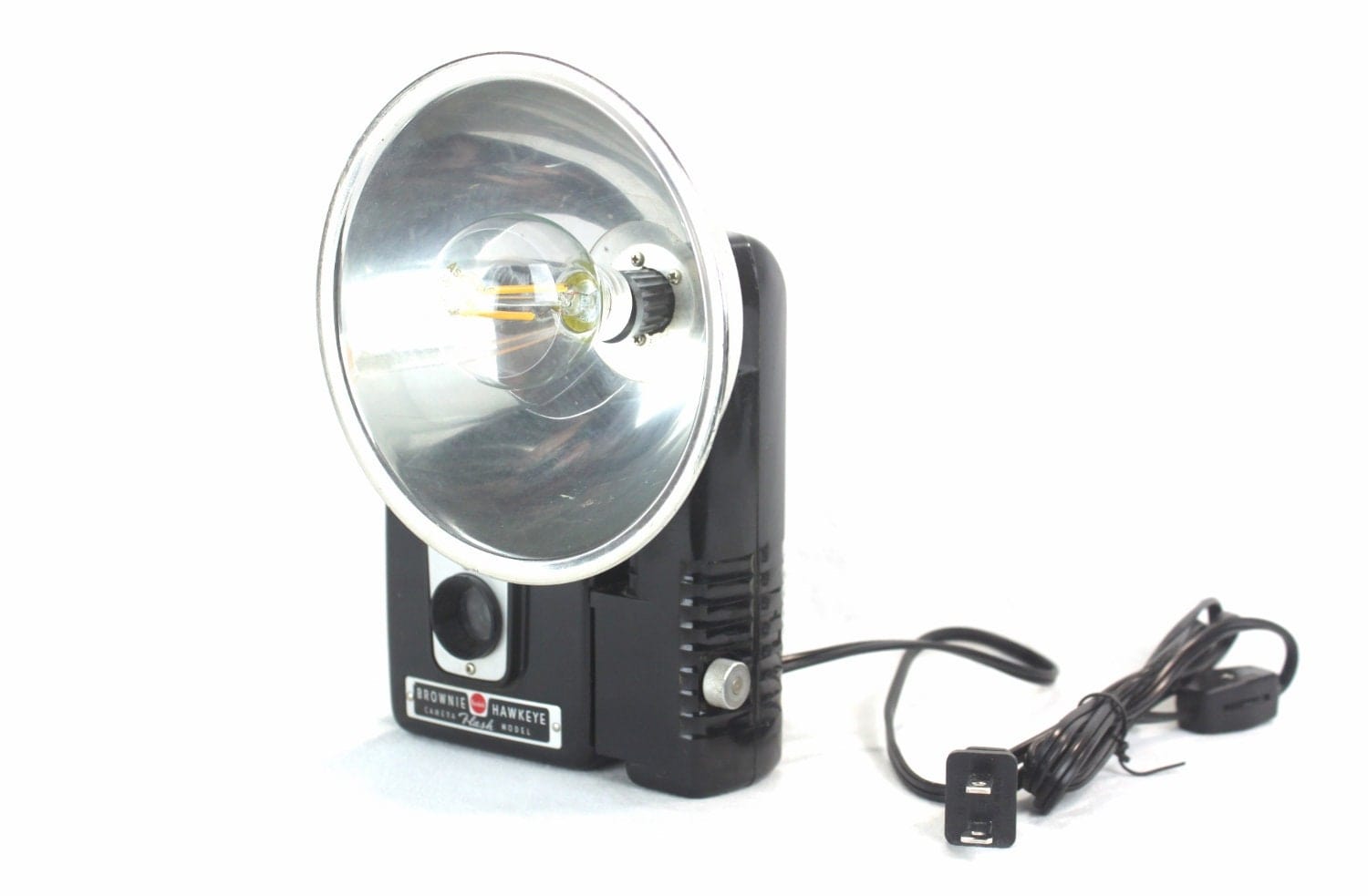 LightAndTimeArt Camera Lamp Vintage LED Reading Lamp - Task Lamp  - Kodak Brownie Hawkeye Flash Vintage Camera