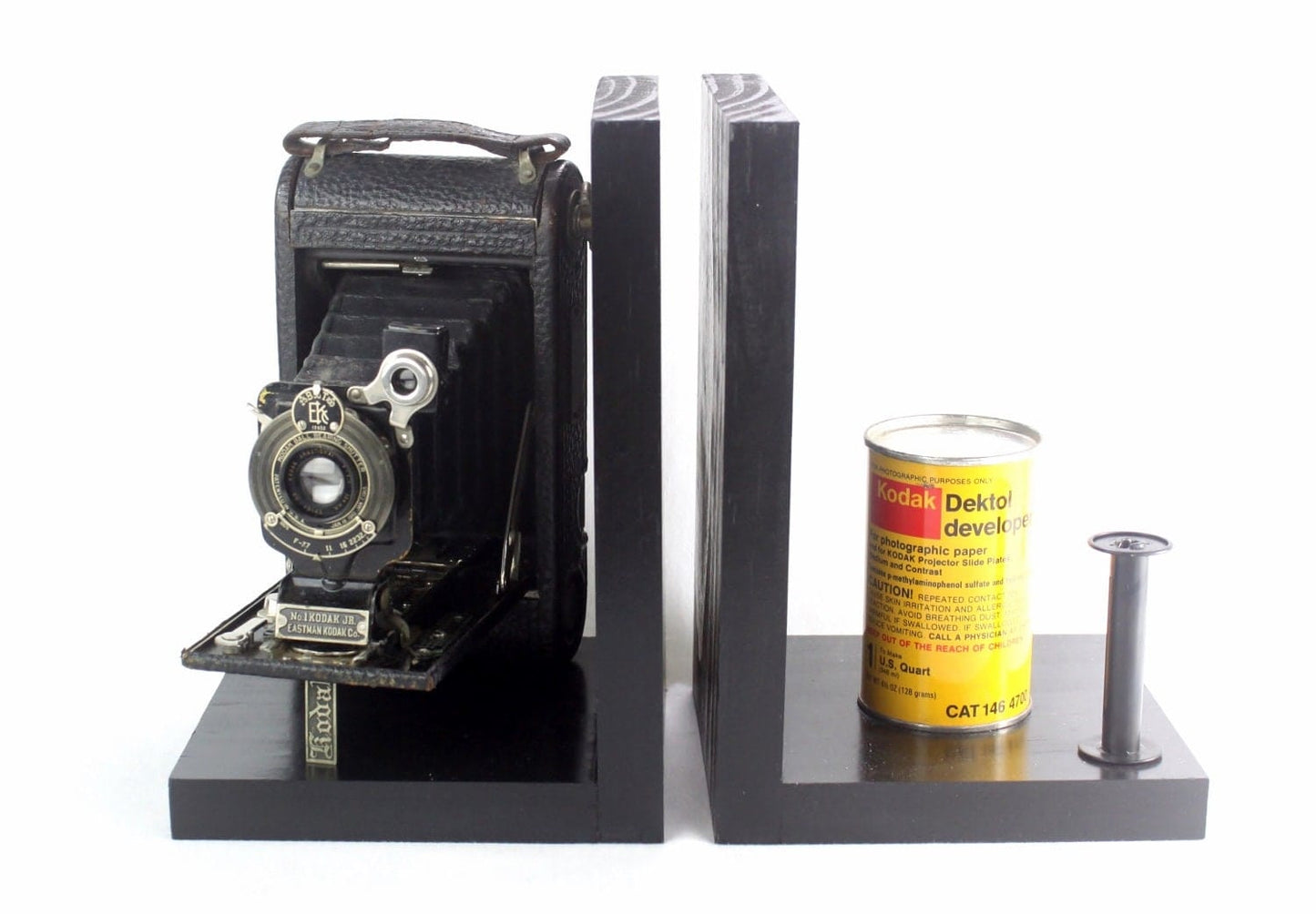 Antique Decorative Camera Bookends - Vintage No 1 Kodak Jr Folding Cam ...