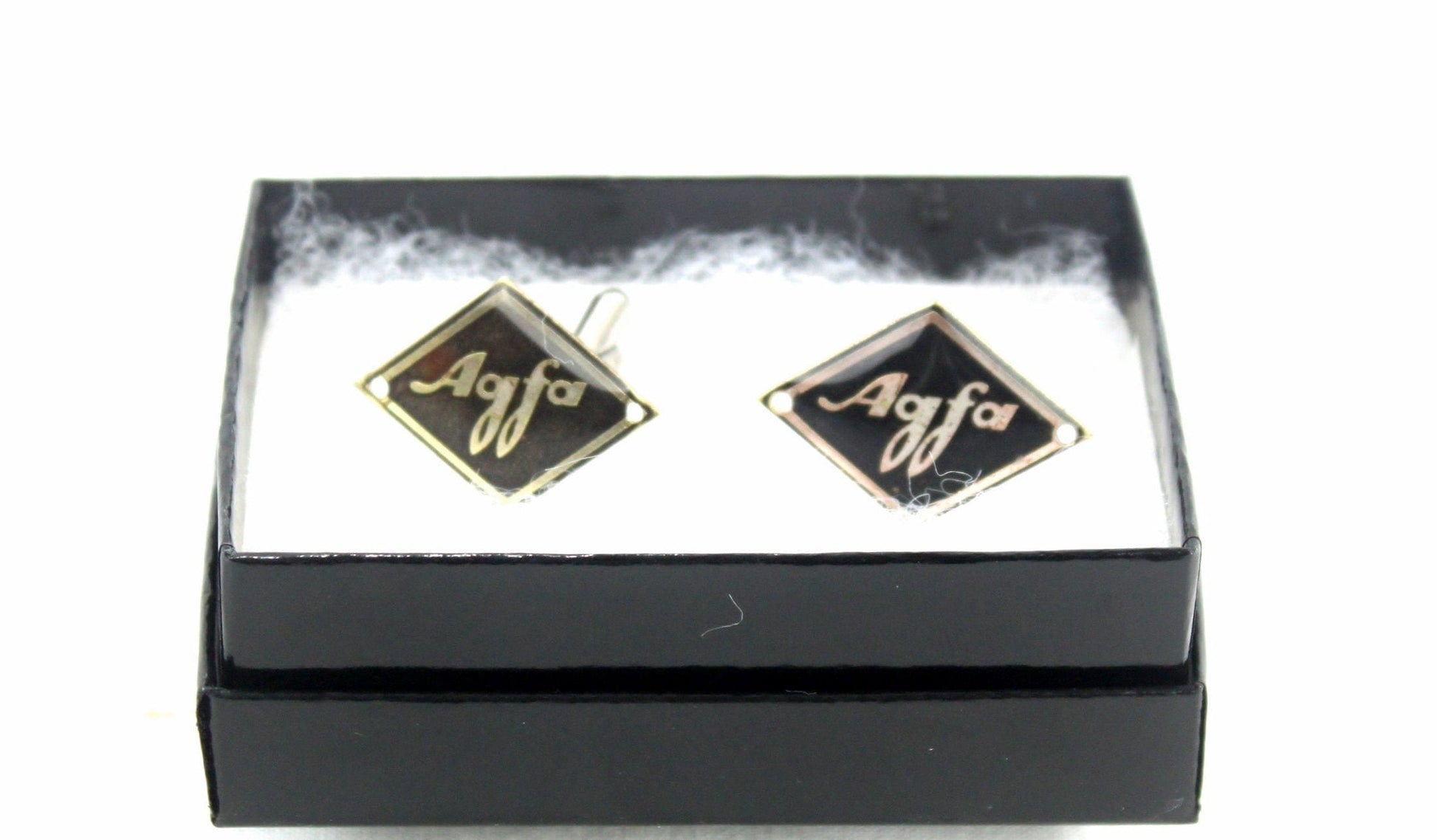 LightAndTimeArt Cufflinks Vintage Iconic AGFA Cuff Links, Gift for him, photographer gift, Handmade in USA, Eco-friendly Statement Jewelry for him, gift for dad