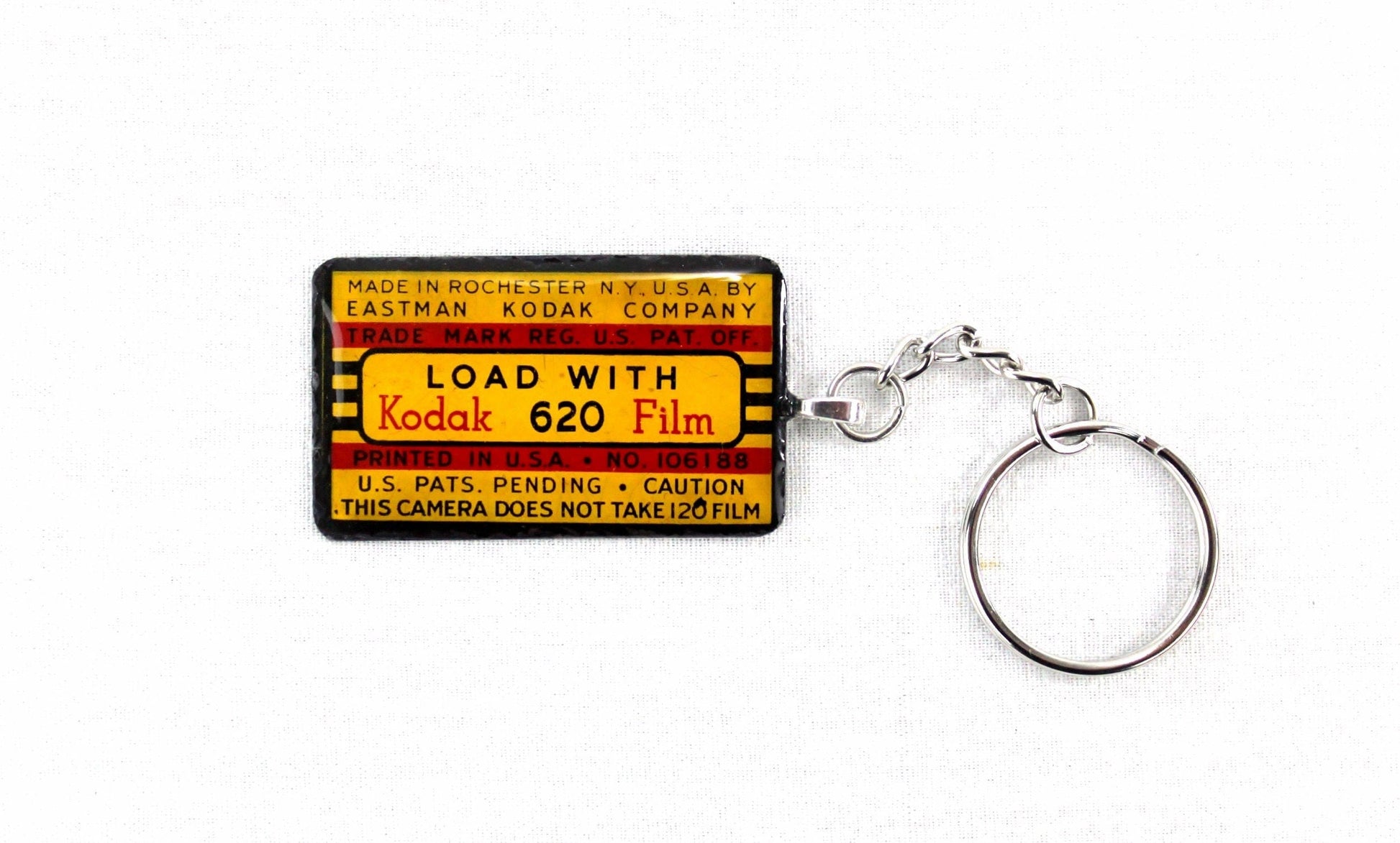 LightAndTimeArt Keychains Vintage Kodak 620 Rollfilm Keychain - unique gifts for him and her