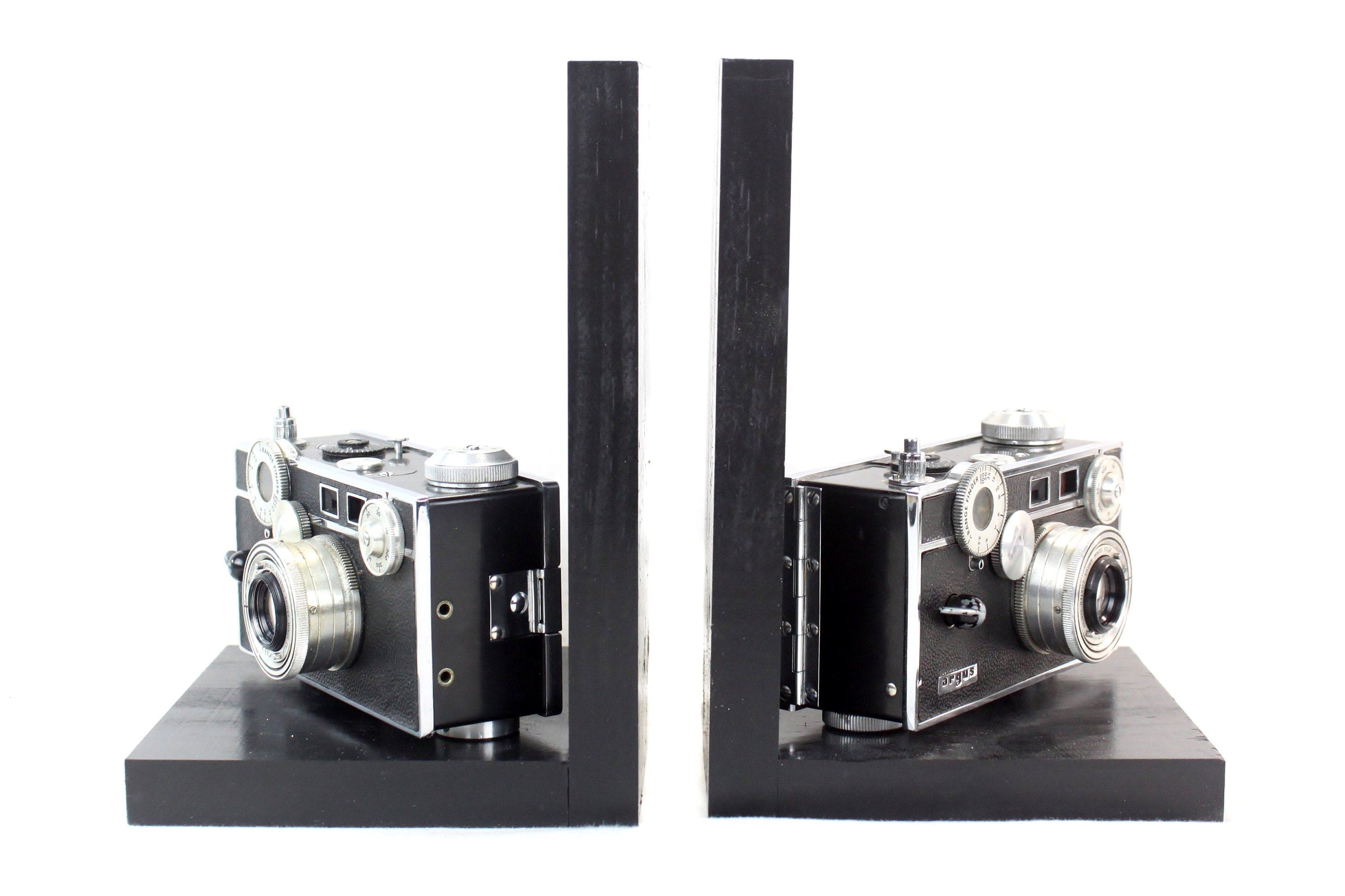 Vintage Camera Bookend Old Style Movie Film 7 store inch