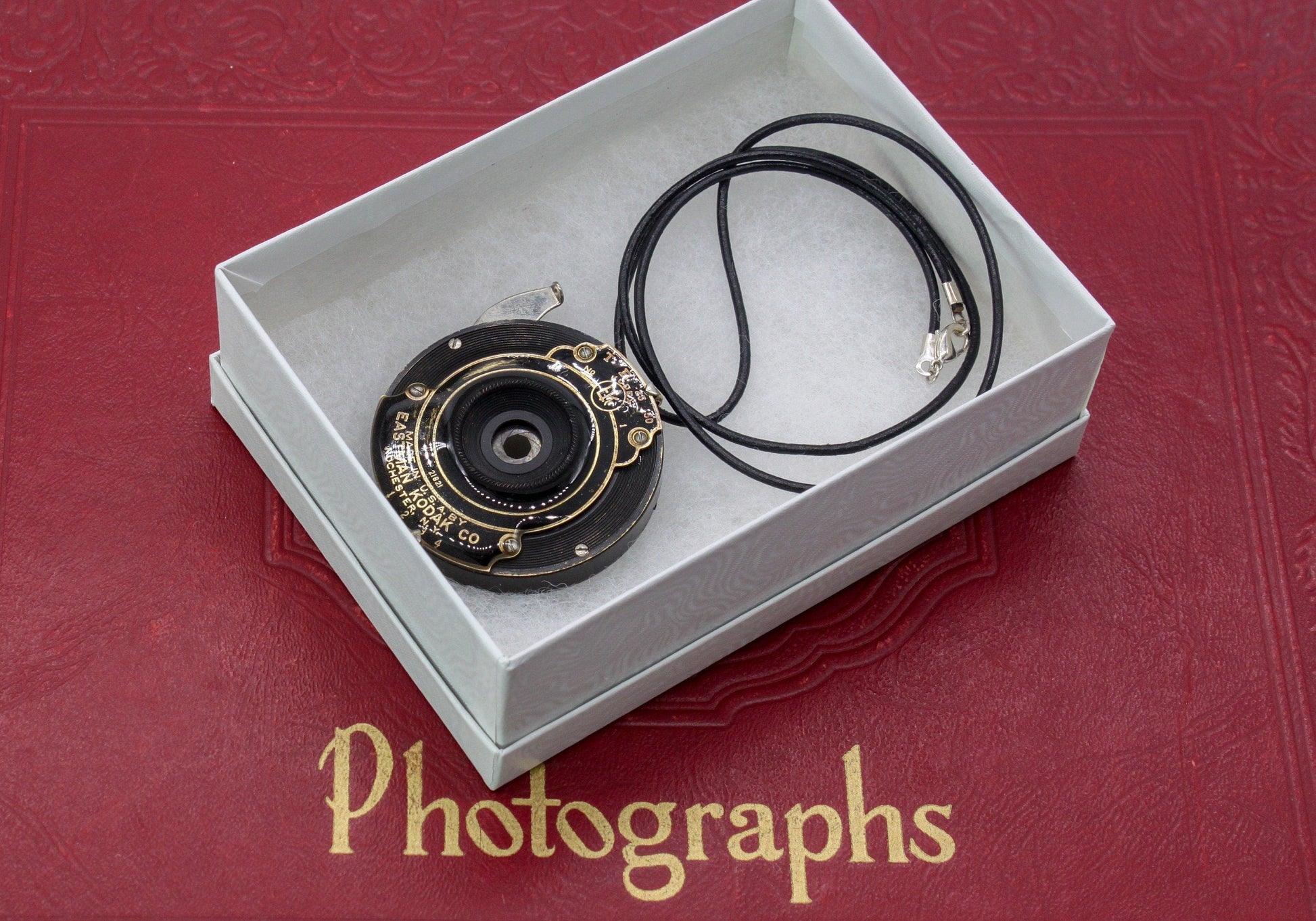 LightAndTimeArt Charms & Pendants Vintage Camera Lens Pendant Necklace - Gift For Wife - Eco-friendly upcycled Statement Jewelry - gift for her - handmade steampunk jewelry