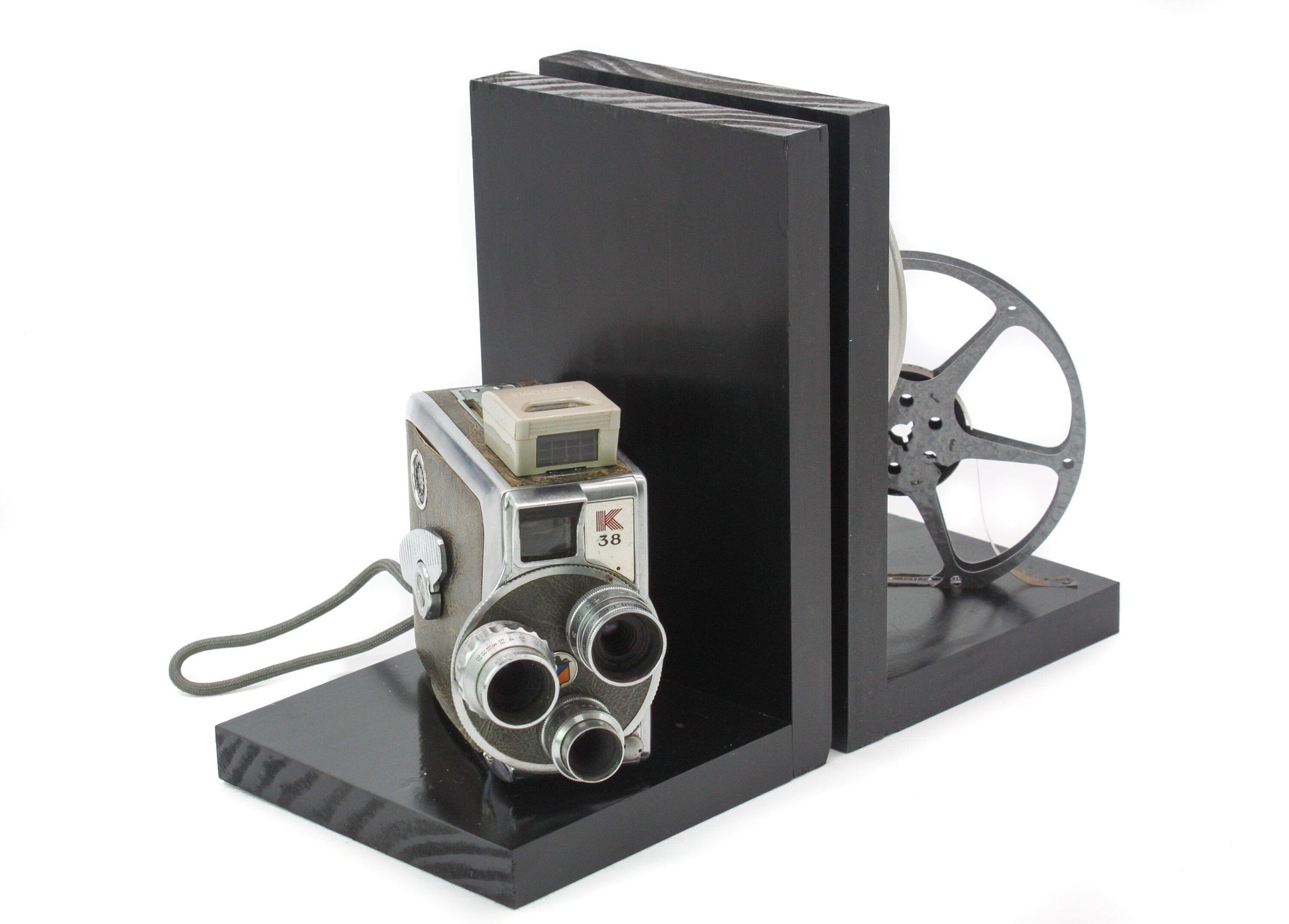 Vintage Camera Bookends - DVD Holder - Keystone K38 Triple Turret - Mo –  LightAndTimeArt